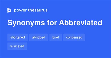 inscription synonym|another word for abbreviated words.
